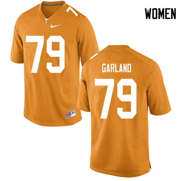 Women #79 Kurott Garland Tennessee Volunteers College Football Jerseys Sale-Orange